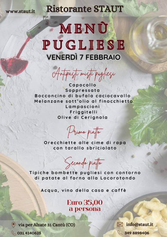 MENU' PUGLIESE